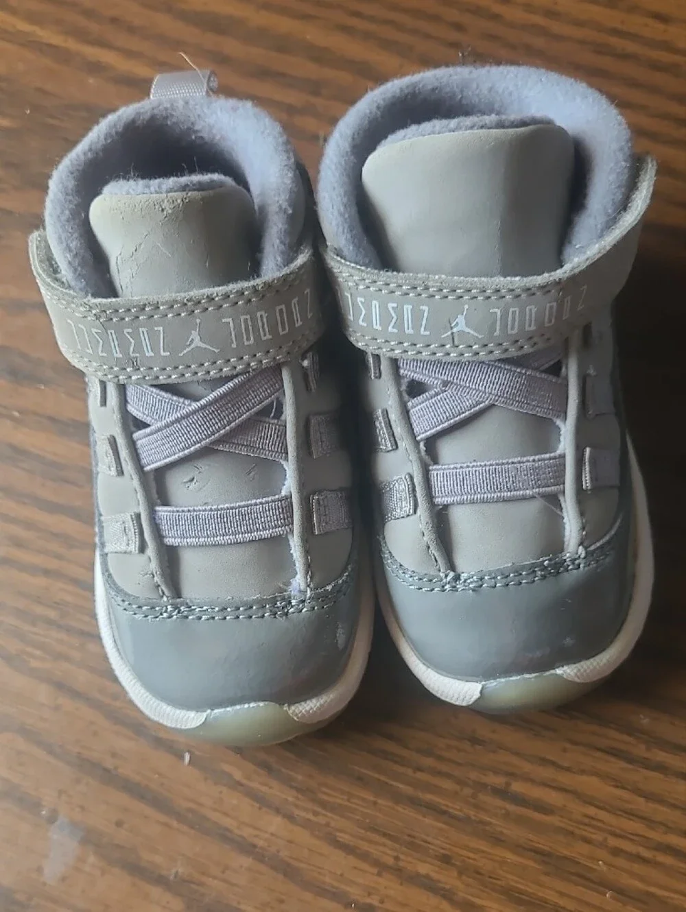 Baby Nike Air Jordan 11 Retro TD 'Cool Grey' Size 6C